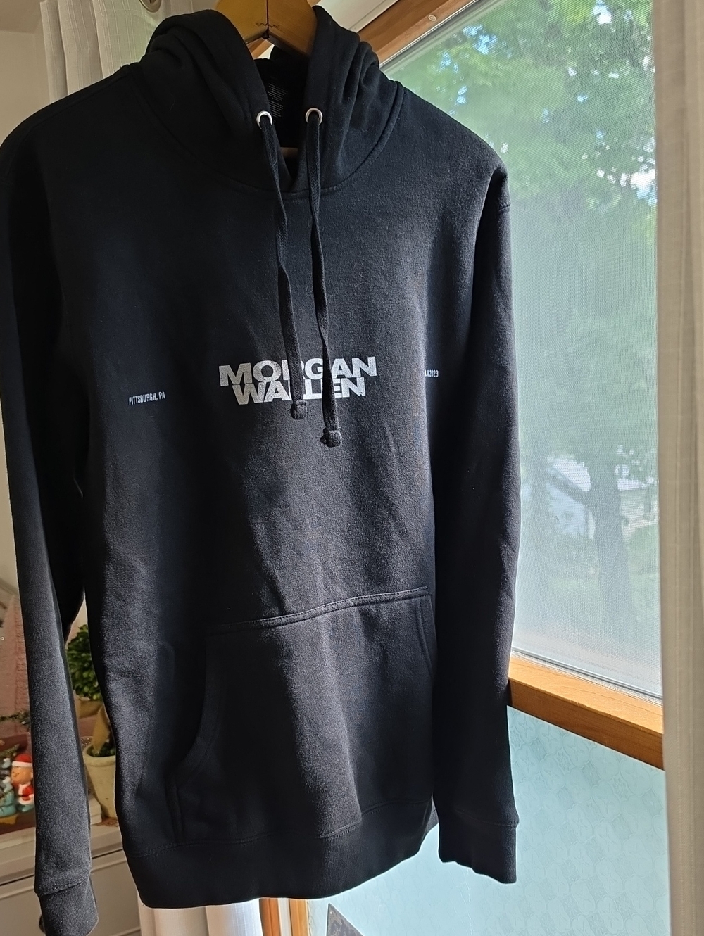 M. Wallen Black Logo Concert Hoodie  Pullover Hoodie